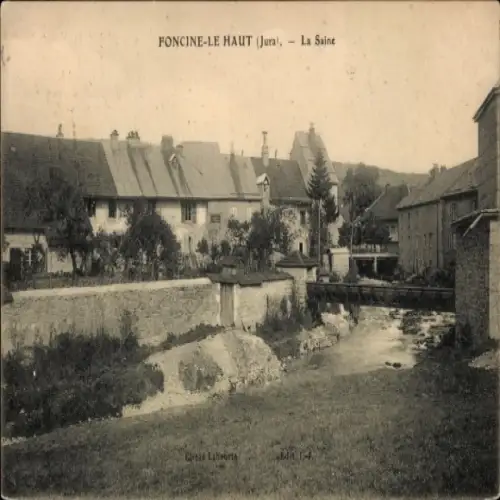 CPA Foncine Le Haut Jura, La Saine