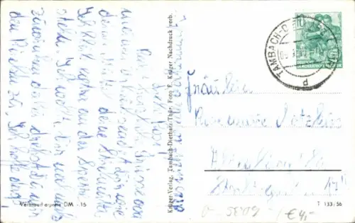 Ak Tambach Dietharz in Thüringen