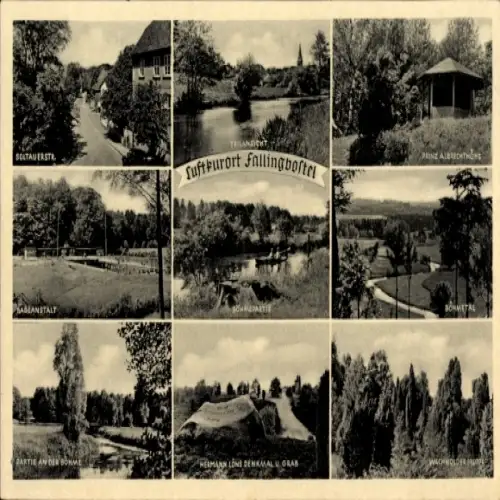 Ak Bad Fallingbostel Lüneburger Heide, Landschaftsbilder, Soltau,  Prinz Albrechtshöhe, Hermann L