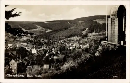 Ak Oberschönau Steinbach Hallenberg im Thüringer Wald, Gesamtansicht