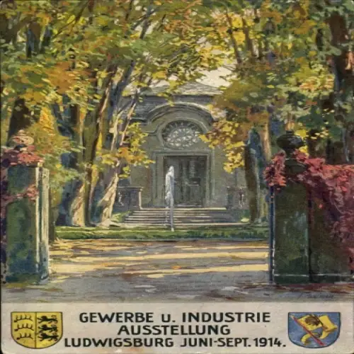Ak Ludwigsburg in Württemberg, Gewerbe und Industrie-Ausstellung 1914
