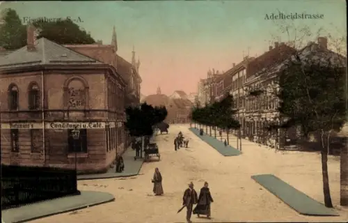 Ak Eisenberg in Thüringen, Adelheidstraße, Konditorei