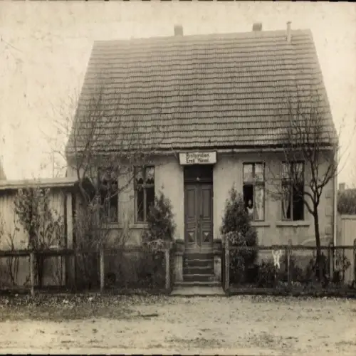 Foto Ak Gaußig in der Oberlausitz, Restauration