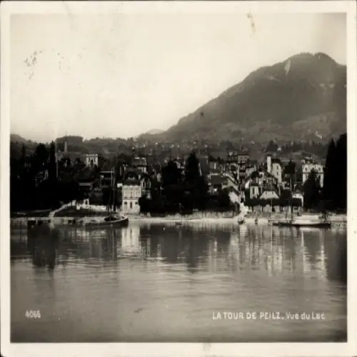 CPA La Tour de Peilz Canton de Vaud, Vue du Lac
