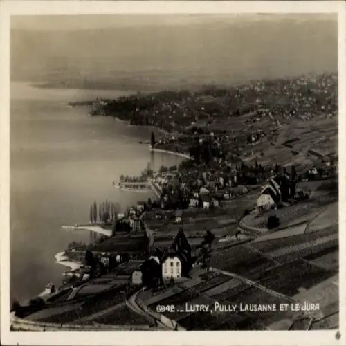 Ak Pully Kanton Waadt, Lutry, Lausanne, Jura