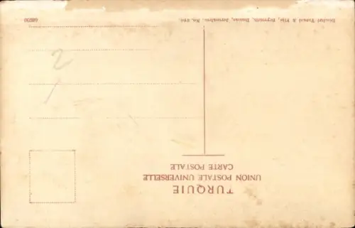 Ak Jerusalem Israel, Straße mit Torbogen, Stadtansicht,  Atmosphäre