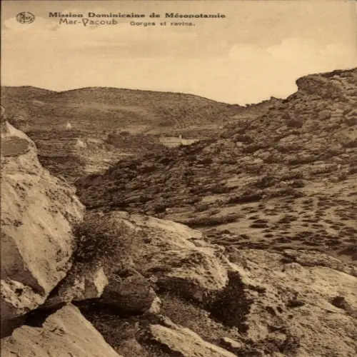 Ak Mar Yakub Syrien, Kloster, Mission Dominicaine de Mesopotamie, Gorges et ravins