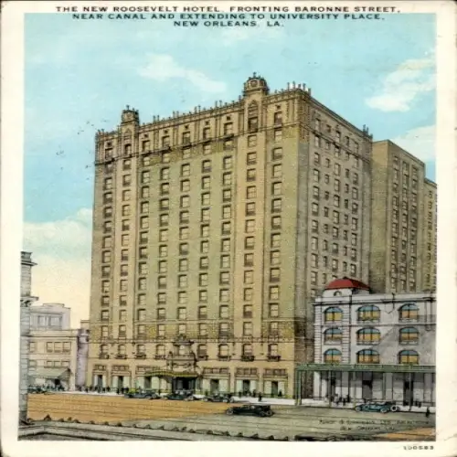 Ak New Orleans Louisiana USA, New Roosevelt Hotel