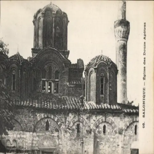 Ak Salonique Saloniki Thessaloniki Griechenland, Eglise des Douze Apôtres, Kirche,   Architektur,