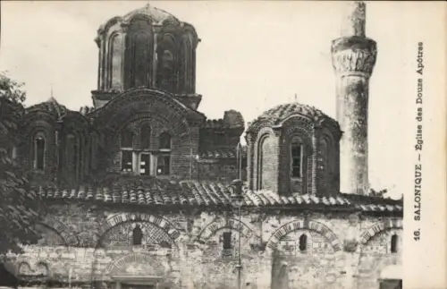 Ak Salonique Saloniki Thessaloniki Griechenland, Eglise des Douze Apôtres, Kirche,   Architektur,