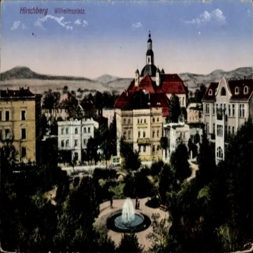 Ak Hirschberg an der Saale, Wilhelmsplatz
