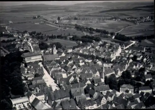Foto Oettingen in Bayern, Fliegeraufnahme