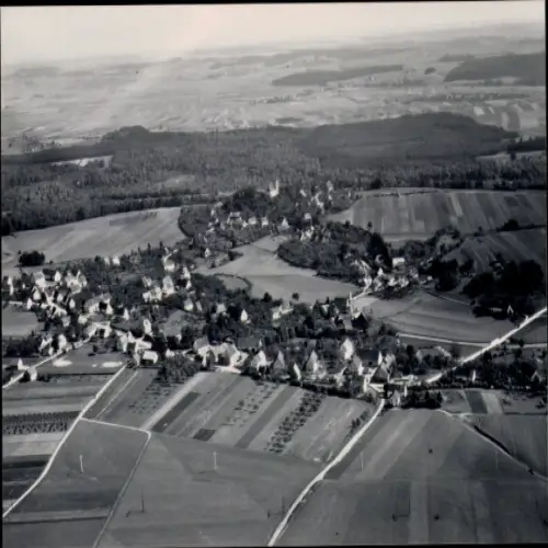 Foto Unterkirchberg Illerkirchberg in Württemberg, Fliegeraufnahme