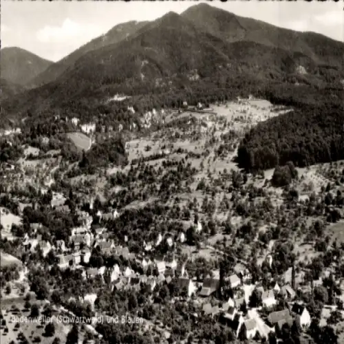 Ak Badenweiler im Schwarzwald, Fliegeraufnahme, Blauen
