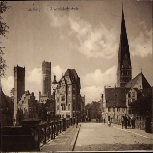 Ak Lüneburg in Niedersachsen, Altenbrückertorstraße