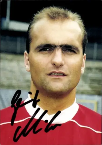 Autogrammkarte Fußballer Gerrit Meinke, Wuppertaler SV, Autogramm