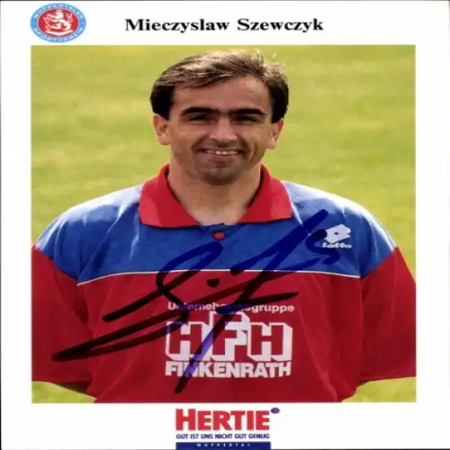 Autogrammkarte Fußballer Mieczyslaw Szewczyk, Wuppertaler SV, Autogramm