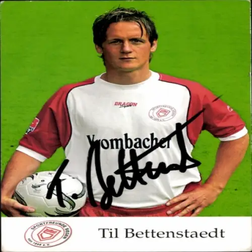 Autogrammkarte Fußballer Til Bettenstaedt, Sportfreunde Siegen, Autogramm