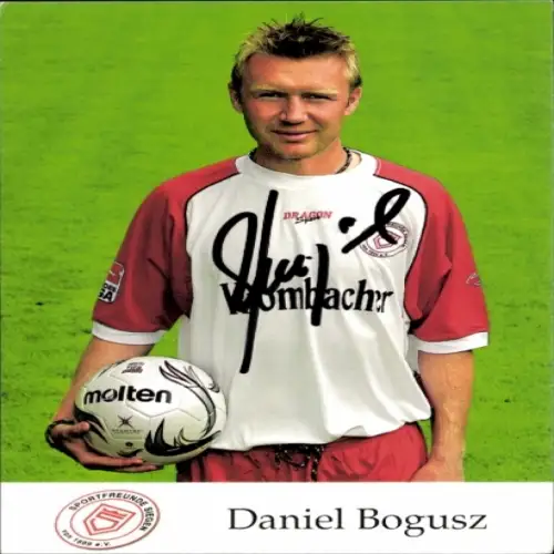 Autogrammkarte Fußballer Daniel Bogusz, Sportfreunde Siegen, Autogramm