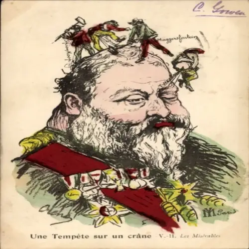 Künstler Ak Edward VII, König von Großbritannien, Karikatur, Burenkrieg