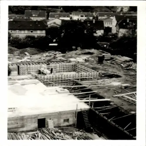 Foto Ak Kettwig Essen im Ruhrgebiet, Baustelle
