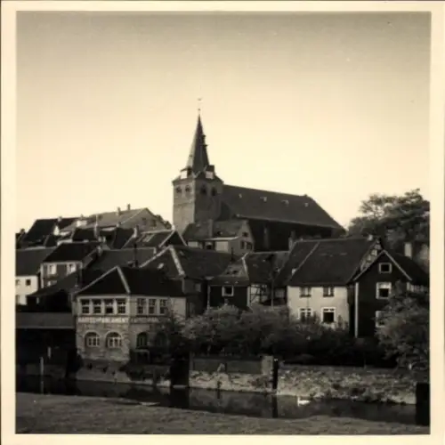 Foto Ak Kettwig Essen im Ruhrgebiet, Teilansicht, Kirche