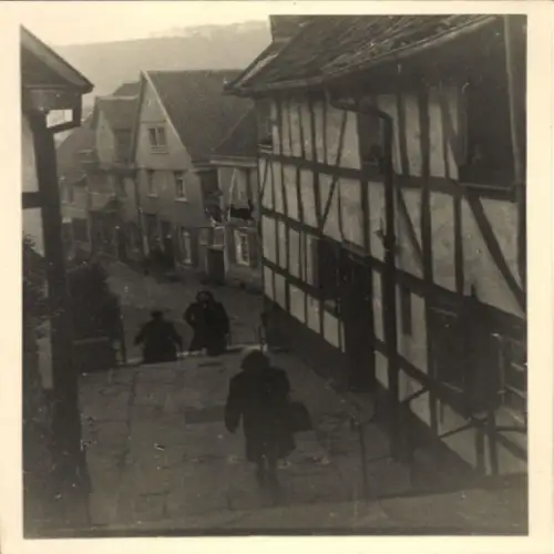 Foto Ak Kettwig Essen im Ruhrgebiet, Ortspartie, Treppe