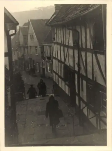 Foto Ak Kettwig Essen im Ruhrgebiet, Ortspartie, Treppe