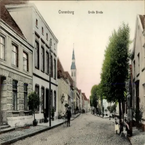 Ak Cranenburg Kranenburg am Niederrhein, Große Straße