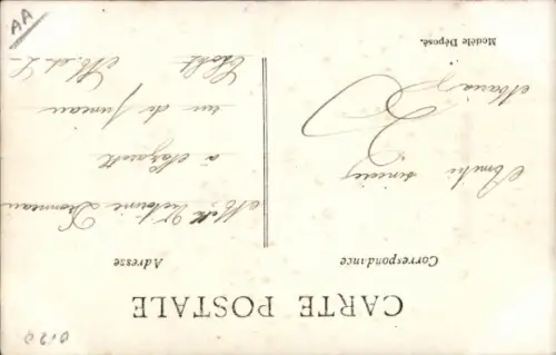 Ak Mutter mit Tochter, Diabolo