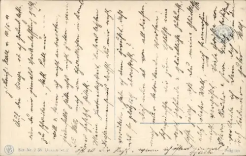 Ak Frau, Portrait, Seitenansicht