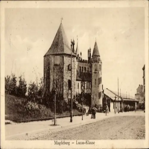 Ak Ottersleben Magdeburg an der Elbe,  Lucas-Klause