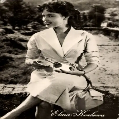 Ak Schauspielerin Elma Karlowa, Gitarren der Liebe
