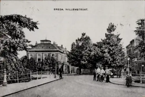 Ak Breda Nordbrabant Niederlande, Willemstraat