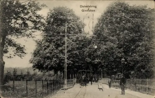 Ak Ginneken Breda Nordbrabant Niederlande, duivelsbrug