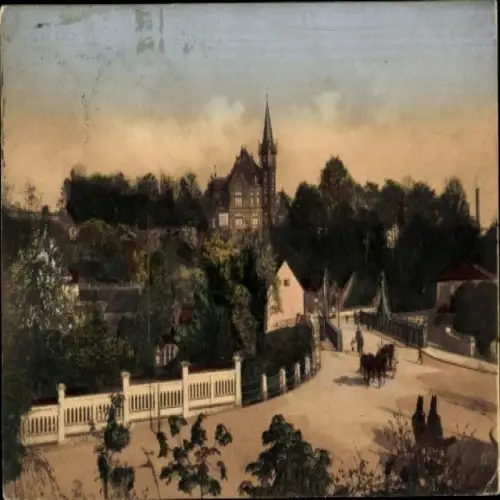 Ak Zwickau in Sachsen, Paradiesbrücke