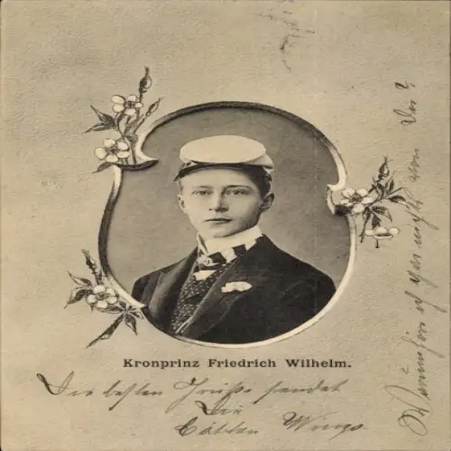 Ak Kronprinz Friedrich Wilhelm, Porträt