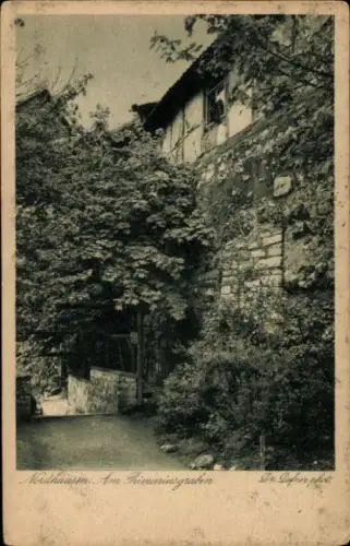 Ak Nordhausen am Harz, Am Primariusgraben