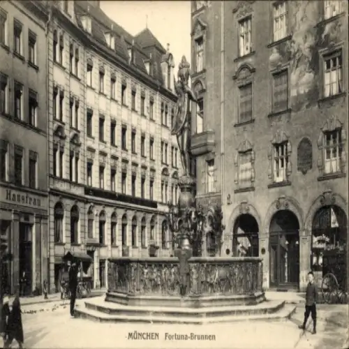 Ak München, Fortuna-Brunnen