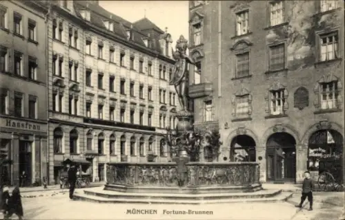 Ak München, Fortuna-Brunnen