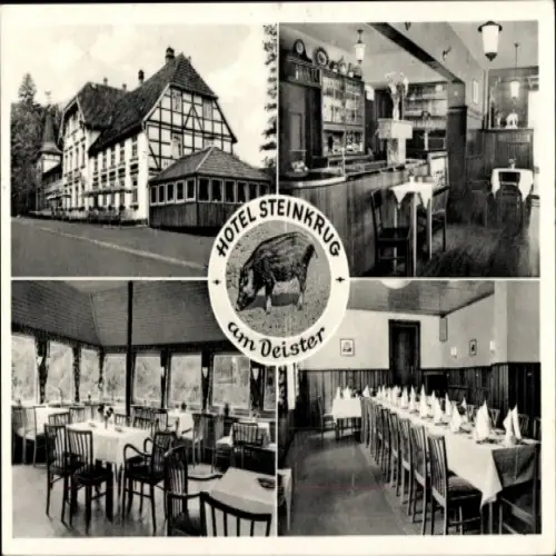 Ak Bennigsen Springe am Deister, Hotel Steinkrug