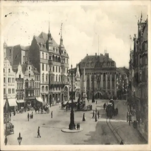 Ak Bonn am Rhein, Marktplatz