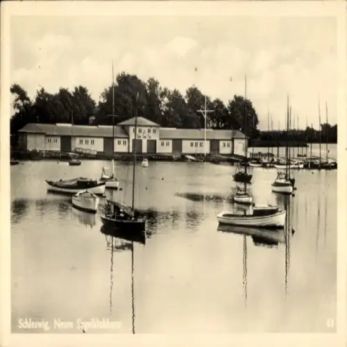 Ak Schleswig an der Schlei, Neues Segelklubhaus