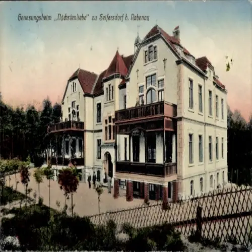 Ak Seifersdorf (bei Rabenau) Dippoldiswalde im Osterzgebirge, Genesungsheim,   Gebäude, farbige 