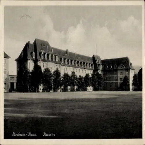 Ak Northeim in Niedersachsen, Northeim/Hann Kaserne, militärische Architektur,  