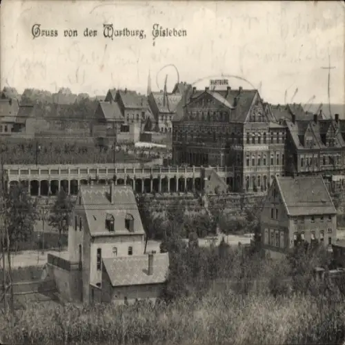 Ak Lutherstadt Eisleben, Wartburg