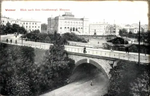 Ak Weimar in Thüringen, Großherzogliches Museum