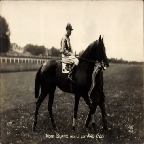 Ak Rennpferd Mont Blanc, Jockey MacGee