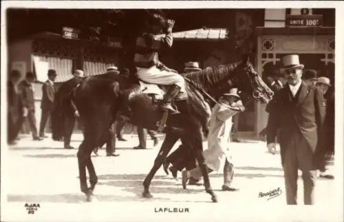 Ak Rennpferd Lafleur, Jockey