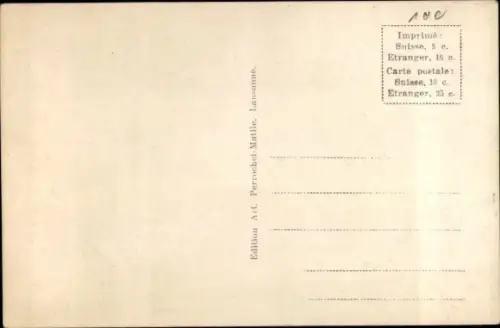 Ak Genève Genf Schweiz, Brücke, Stadtansicht, Berge im Hintergrund